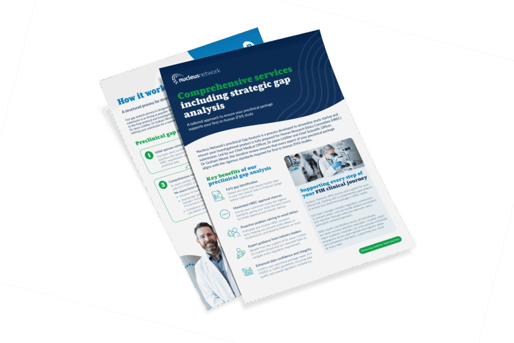 Gap analysis and clinical services to strengthen your study design